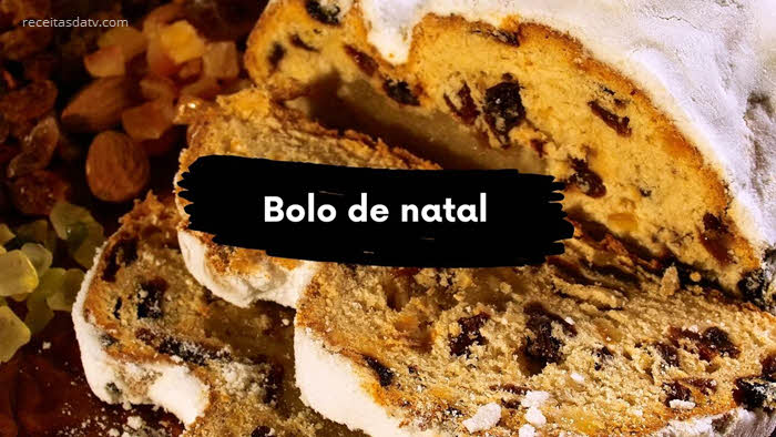 Bolo de Natal com aceto balsâmico