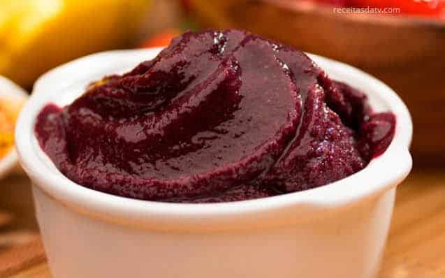 Receitas da TV com açaí