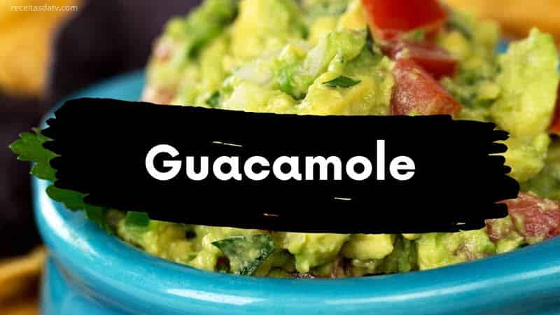 Receitas de guacamole da tv