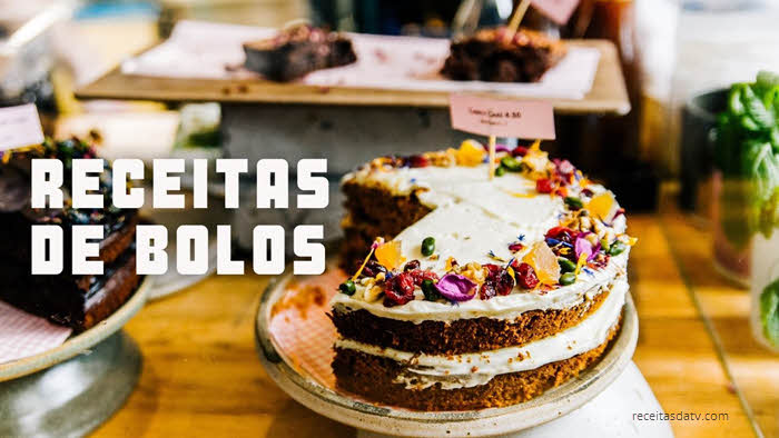 Receitas da TV de bolos