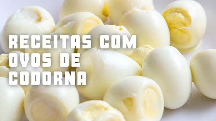 Receitas da TV com ovos de codorna