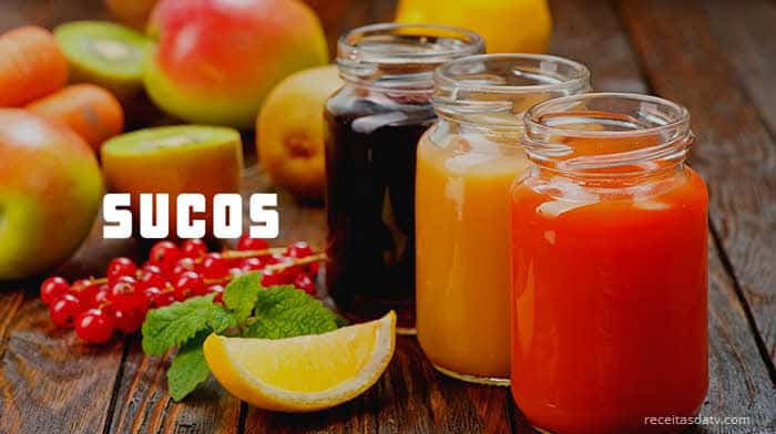 Receitas da tv de sucos Só Fruta