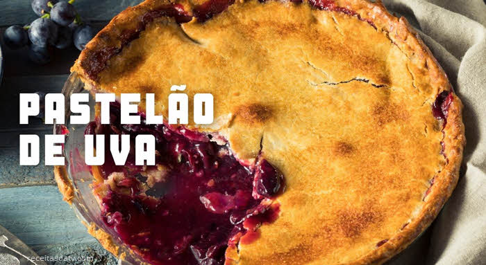 Receitas da TV de pastelão de uva