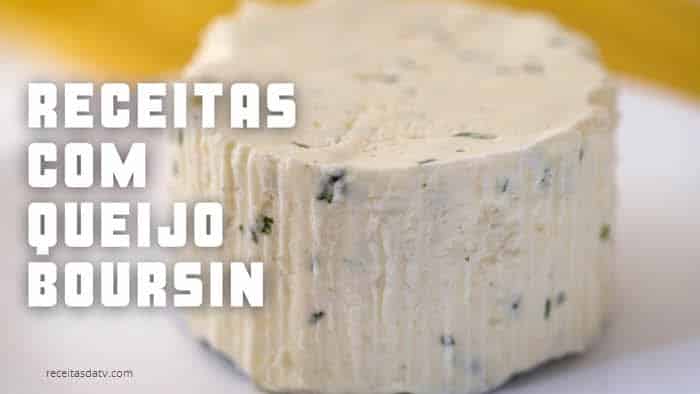 Receitas da TV com queijo Boursin