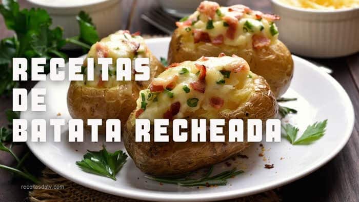 Passo a passo para fazer batatas recheadas