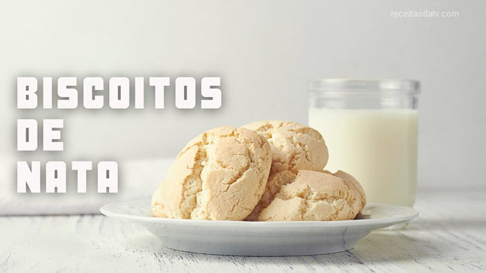 Receitas da TV de biscoitos de nata