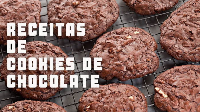 Receitas da TV Cookies de chocolate