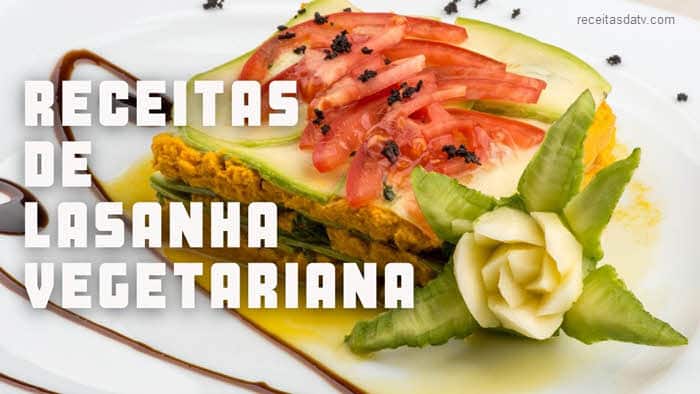 receitas da TV de lasanha vegetariana