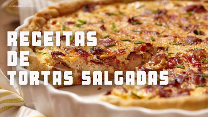 Receitas da TV de tortas salgadas