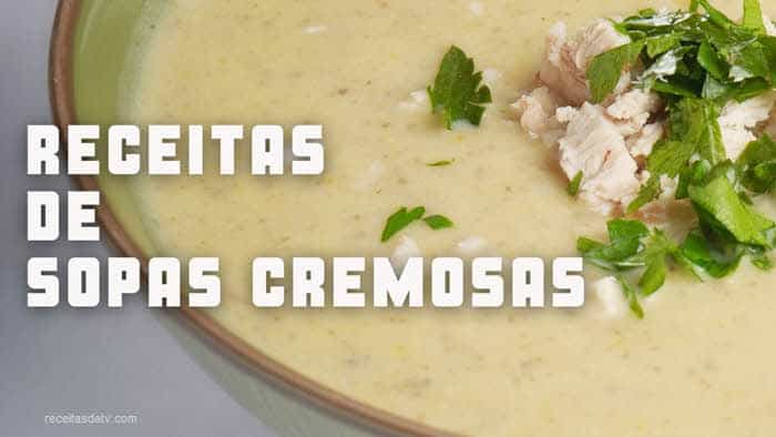 Receitas da TV de sopas cremosas