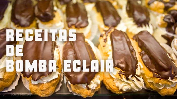 Passo a passo para fazer a bomba de creme e chocolate