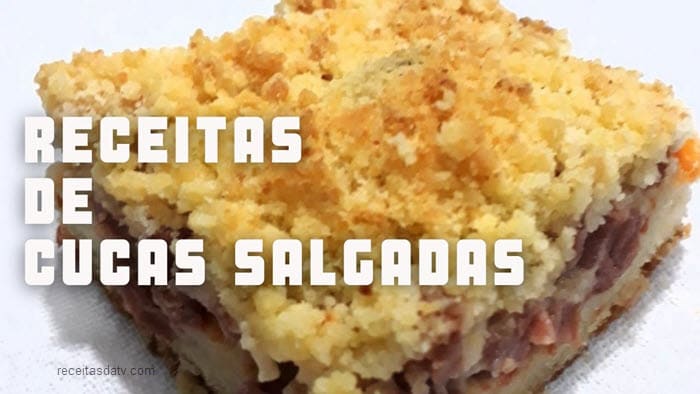 Receitas da TV de cucas salgadas