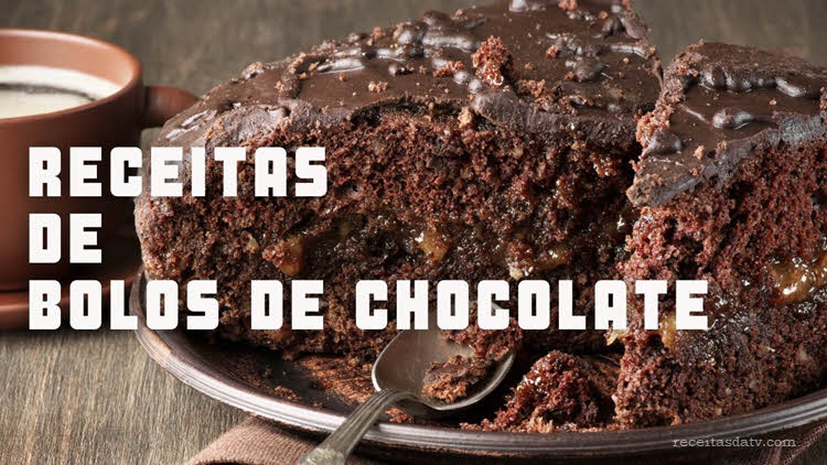 Receitas da tv de bolo de chocolate