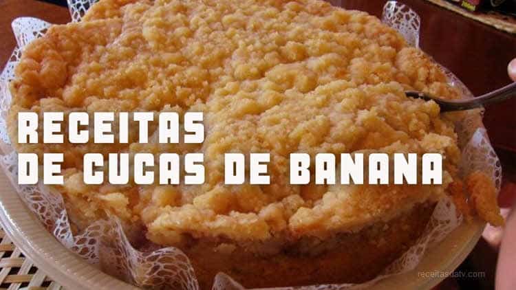 receitas da TV de cucas de banana