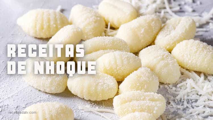 Receitas da TV de nhoque