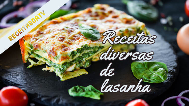 Receitas da tv de lasanha diversas