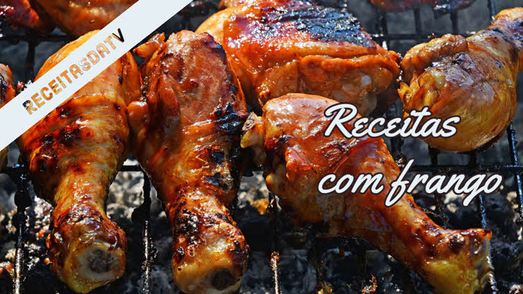 Receitas da TV com frango, coxa, sobrecoxa, asa