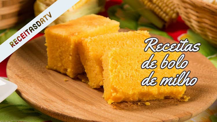 Receitas da TV bolo de milho