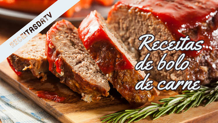 Receitas da TV de bolo de carne