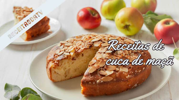 Receitas da TV de cuca de maçã