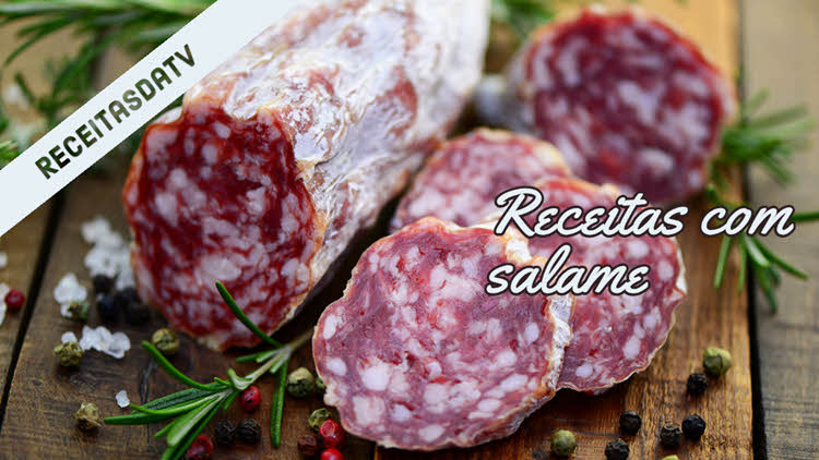 Receitas da TV com salame