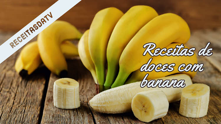 Receitas da TV de doces com banana