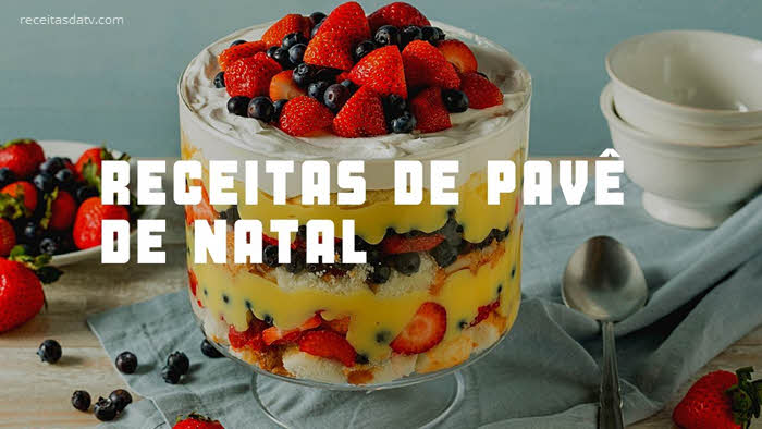 Pavê de Natal