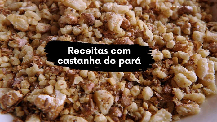 Receitas da tv com castanha do pará