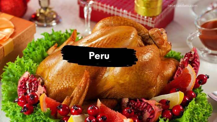 Receitas da tv peru de Natal