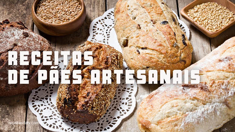 Receitas de pães artesanais, caseiro