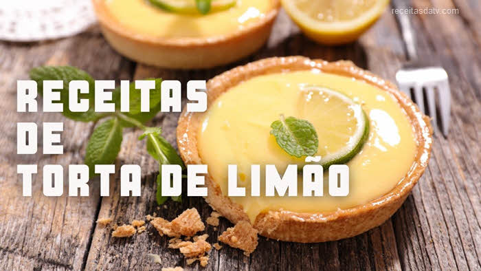 Receitas da TV de torta de limão