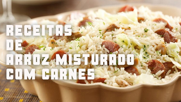 receitas da tv de arroz misturado com carnes